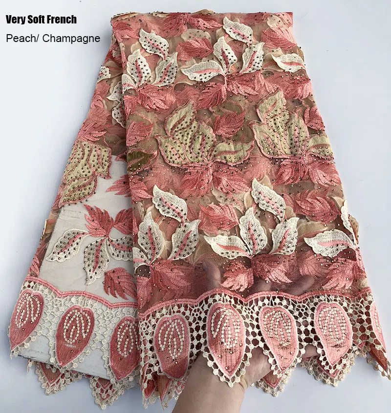 Очень мягкая классическая французская сетчатая кружевная африканская тюль