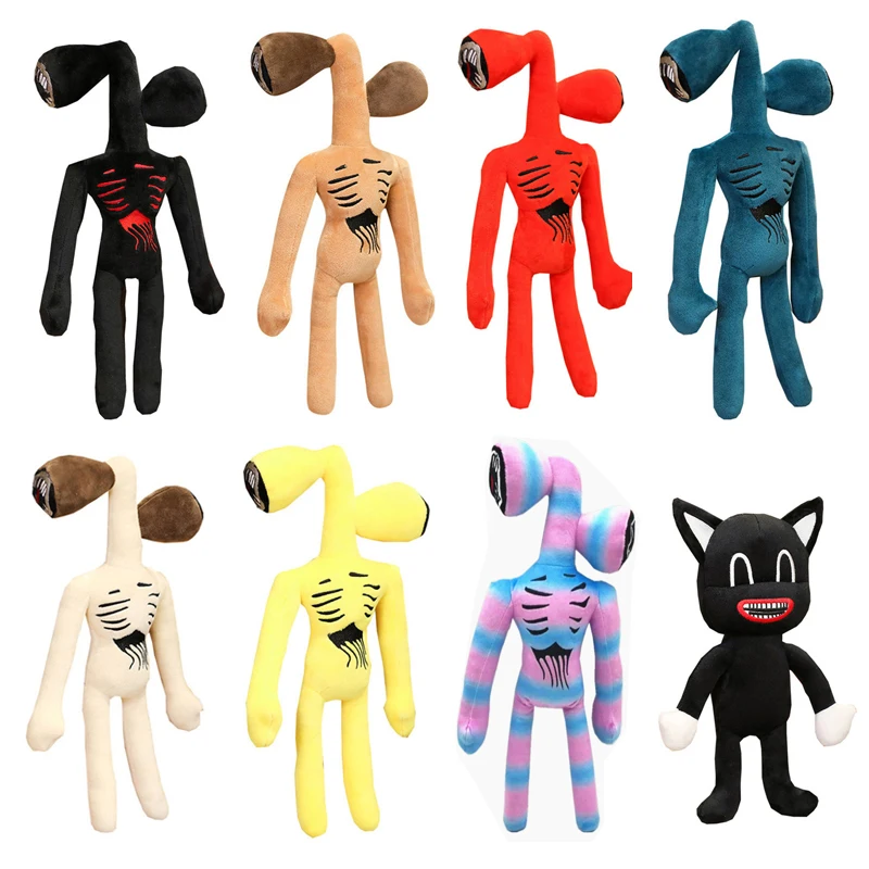 

40cm Anime Series Siren Head Monster Doll Plush Toys Sirenhead Cat Soft Cartoon Stuffed Figures Children Horror Doll Scp Gifts