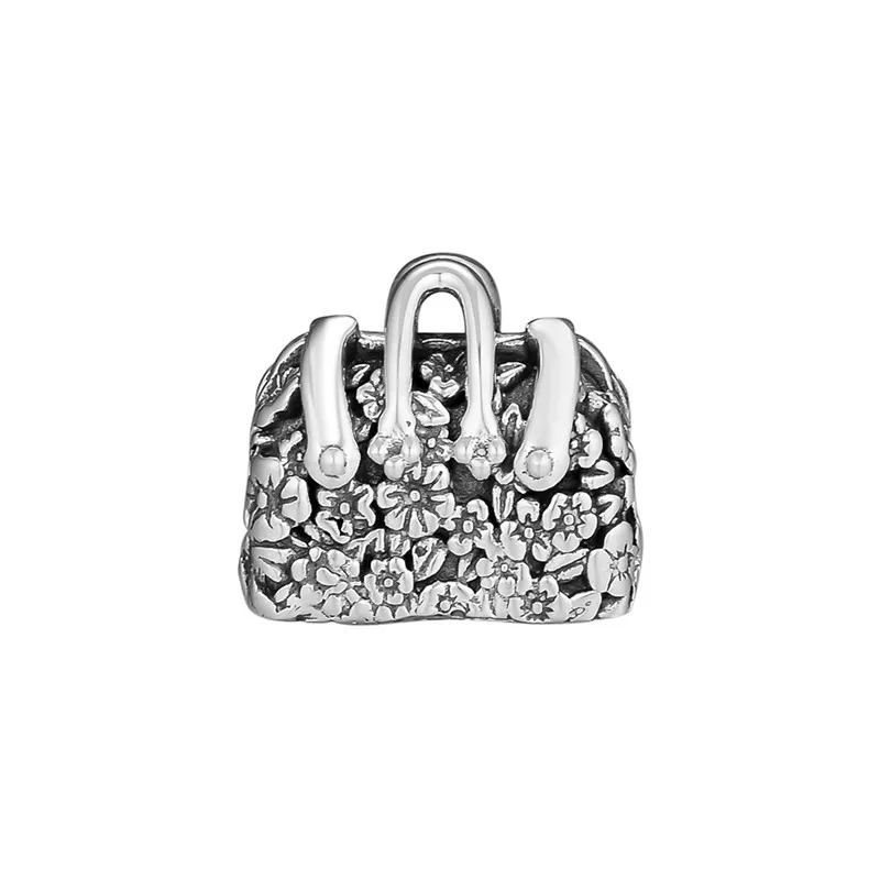 

Mary Bag Charm Beads for Charms Bracelets Women Sterling Silver 925 Jewelry Pave CZ Fashion DIY Beads for Jewelry Making