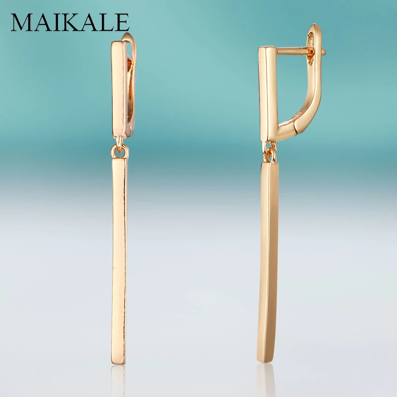 Женские Геометрические серьги MAIKALE классические металлические