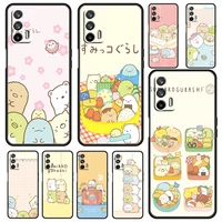 sumikko gurashi cute for oppo realme gt explorer master neo flash edition c21 c20 c15 c11 c3 soft black phone case