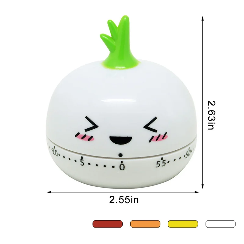 

Kitchen Timer 60 Minutes Cute Fruit Animal Plastic Mechanical Cooking Timer Reminder Temporizador Cocina Kitchen Countdown Clock