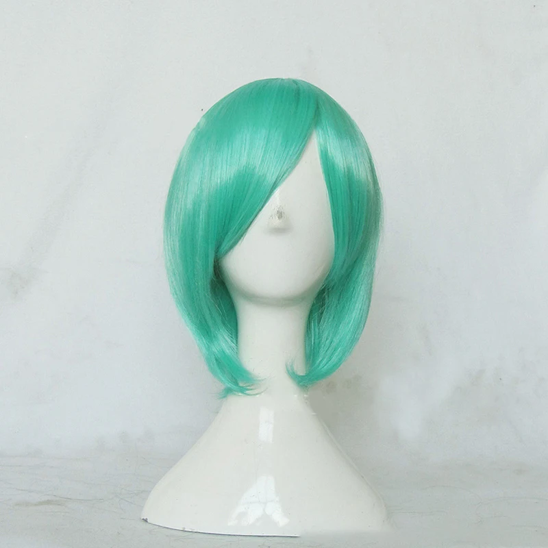 green HAIRJOY синтетические волосы Кирисима тука фиолетовый парик для выступлений - Цвет: green