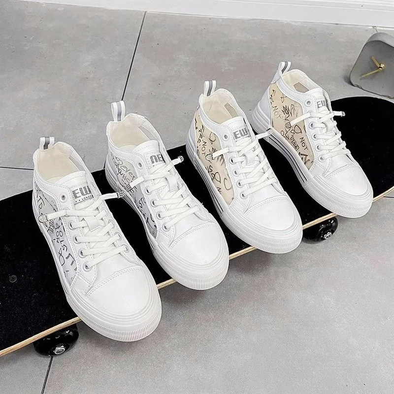 

Little white shoes female 2021 new summer thin breathable net shoes wild net red flat casual board shoes soft sole shoes