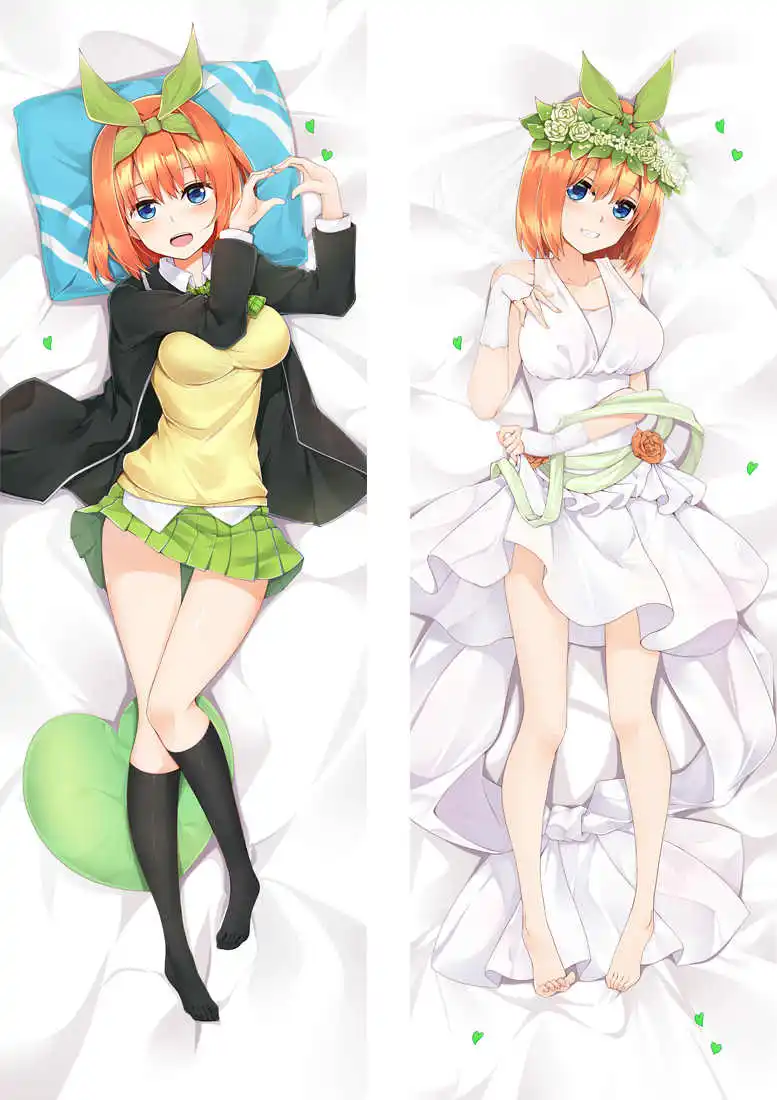 Чехол для подушки Quintessential Quintuplets go-toubun no-hanayome соблазнительный чехол nakano nino Dakimakura