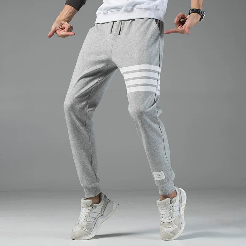 2019 Autumn Men's Pants Striped Sport Brand Youth sweatpants Casual Cotton Trousers Male Clothes tb Man joggers spodnie |