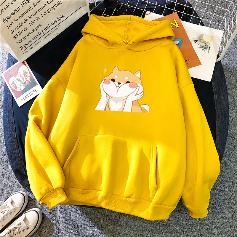 

Hoodies Cute Cartoon Women Kawaii Streetwear Harajuku Casual Winter Men Women Pullovers Hoodies Sweatshirts Couple Clothes