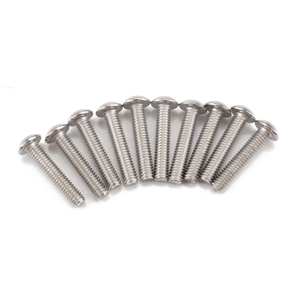 Набор кнопок M4 190 из нержавеющей стали 304 шт. с внутренней шестигранной головкой