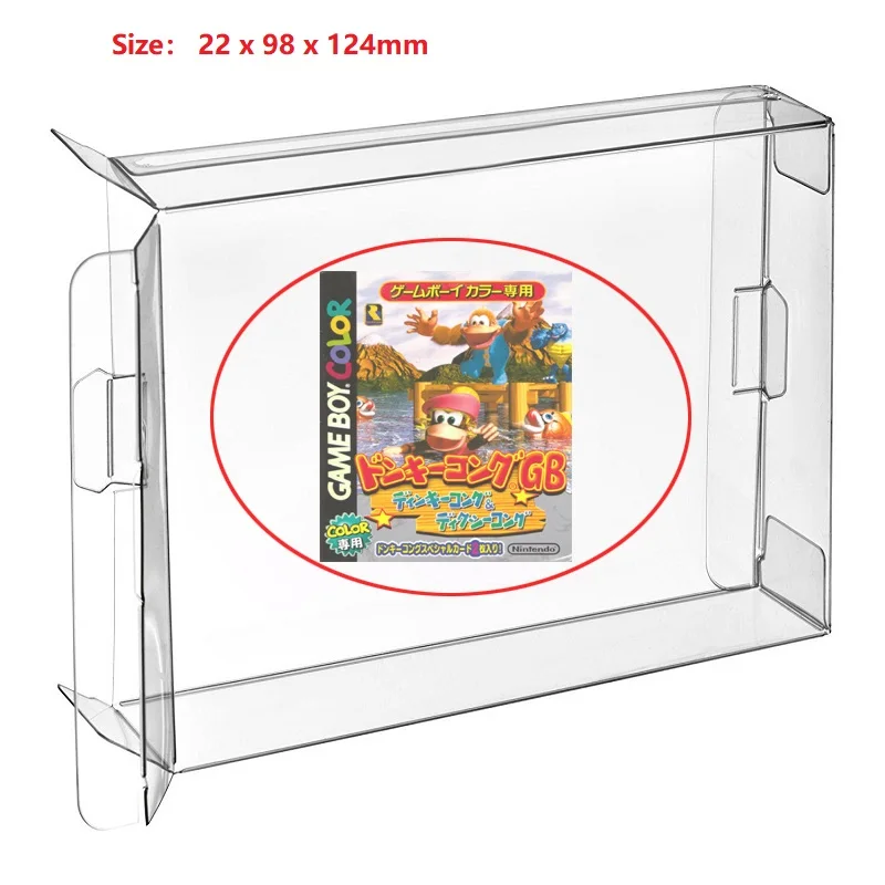 H 10 шт. прозрачный защитный чехол CIB для Gameboy Color GBC Box Protector US Version / Sleeve японская