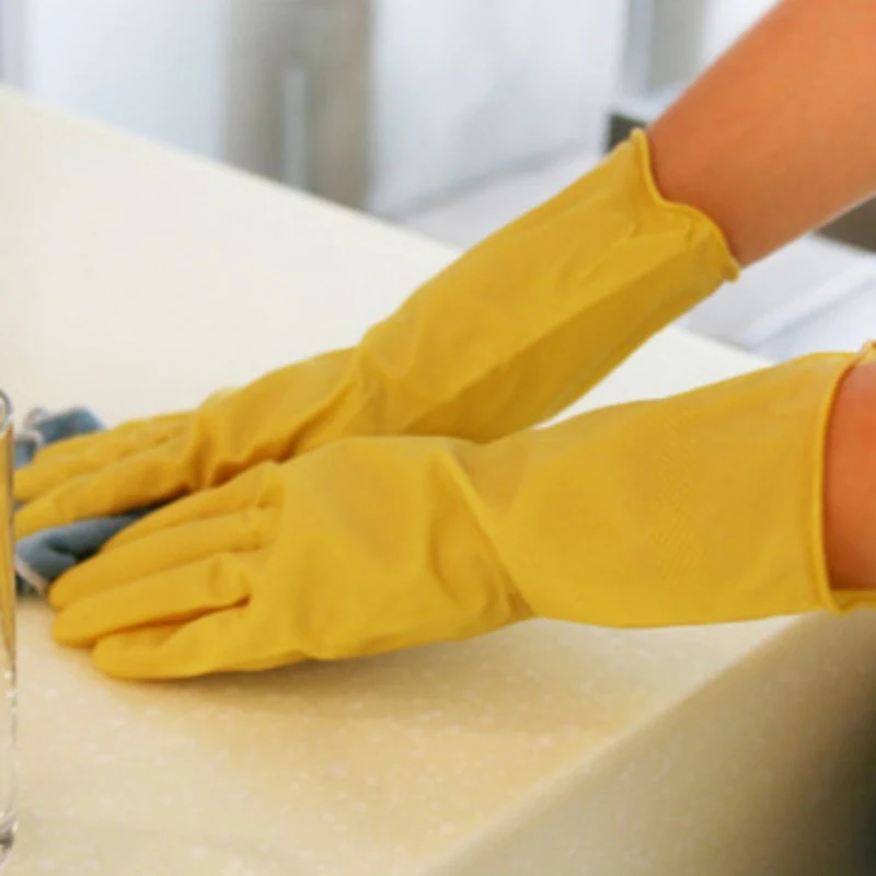 Прочные бытовые перчатки водонепроницаемые противоскользящие износостойкие