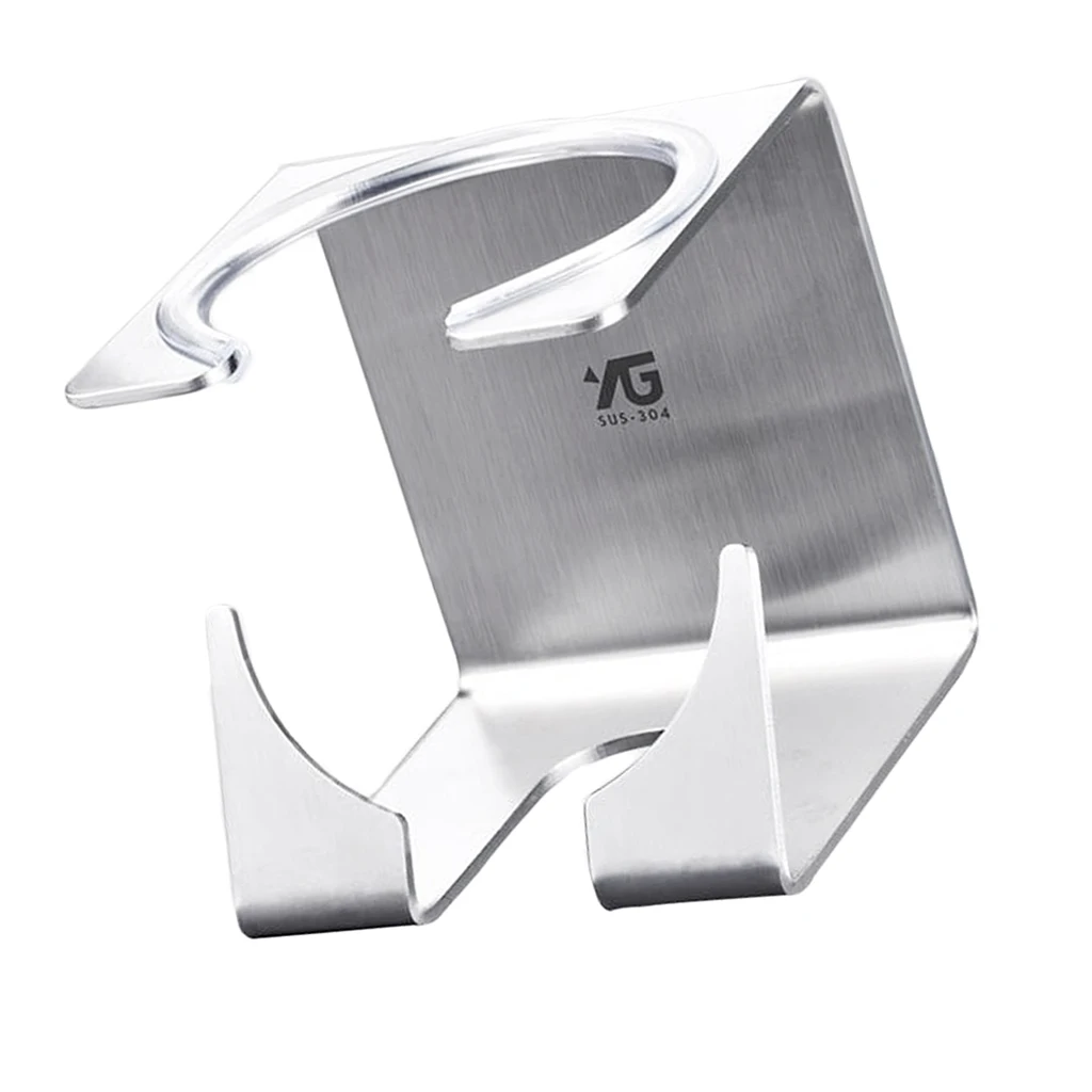 

Holder Shaver Storage Rack Hook With Self Adhesive Brushed Stainless