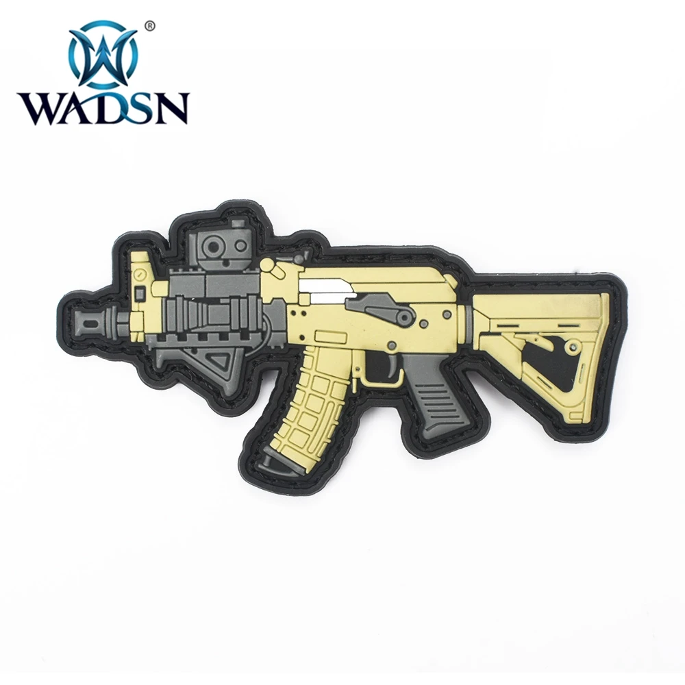 WADSN мини MK18 Geissele моделирующий патч военный армейский тактический боевой патчи 1911 пистолетные эмблемы Аппликации, бейджи инструменты для улицы