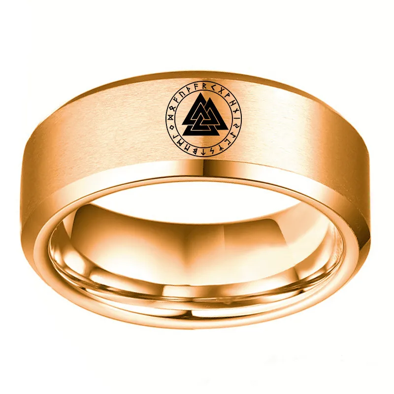 Ностальгия нержавеющая сталь нордическая Valknut символ рунические руны амулет