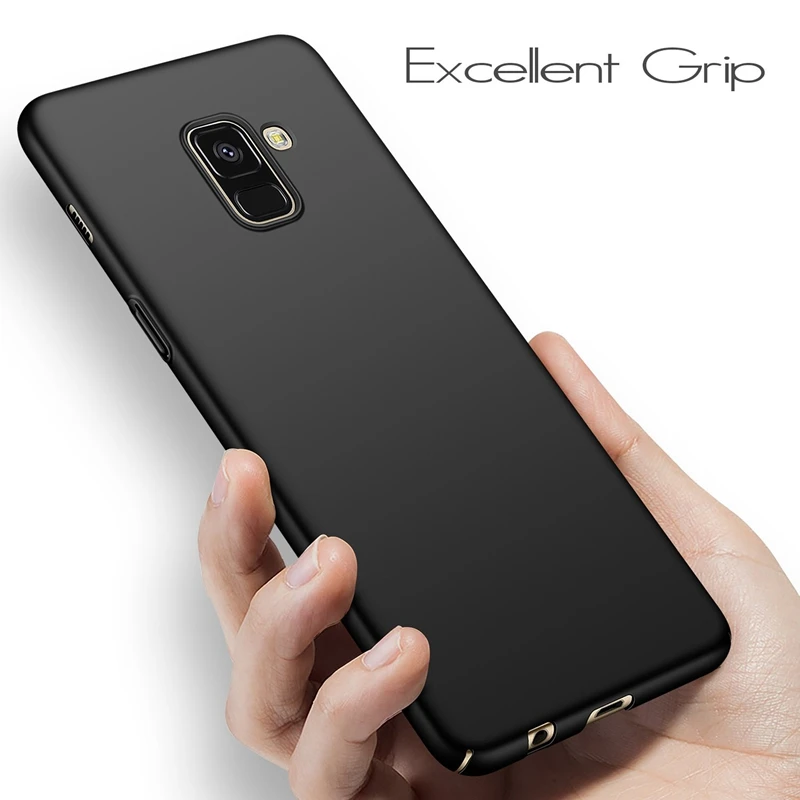 Ультратонкий Жесткий чехол для Samsung Galaxy A8 2018 Чехол PC матовый защитный чехол|Сумки