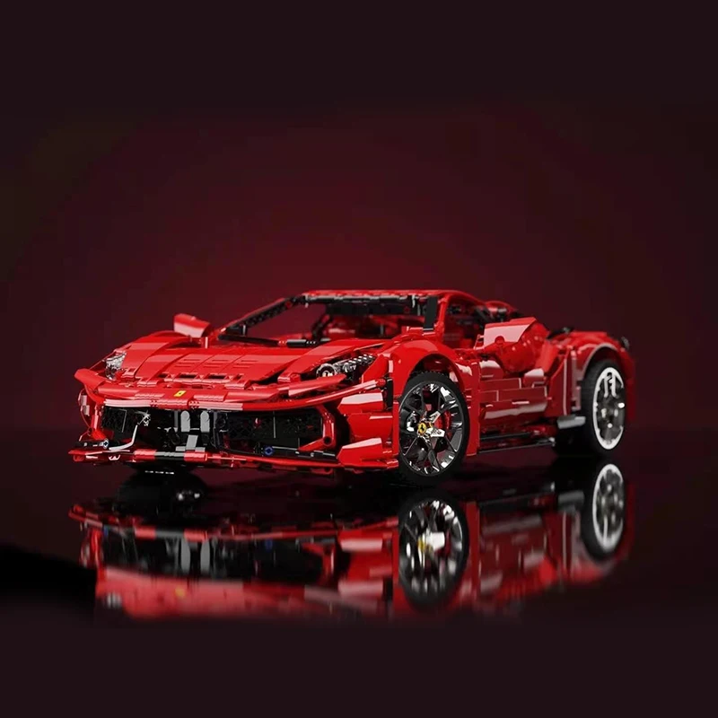 В наличии совместимый с 42125 Ferrari 488 458 Super racing car строительные блоки кирпичи игрушки