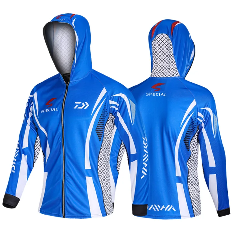 

Men Hoodies Fishing Clothing Long Sleeve Outdoor Breathable Fishing Shirts Anti UV Quick Dry Cycling Hiking Clothes Camisas