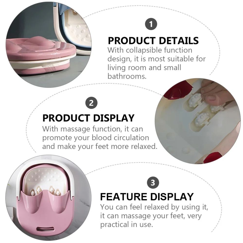 

Foldable Feet Washing Basin Household Foot Bath for Men