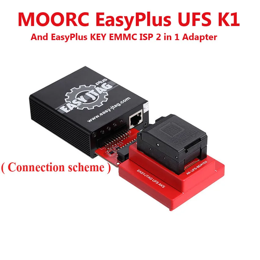 Адаптер Easyplus UFS key EMMC ISP 2 в 1 поддержка стандартного блока адаптер инструмента