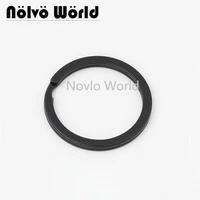 10 50 pieces dark black color 25mm 1 inch metal key chain o rings for key charms in bulk price