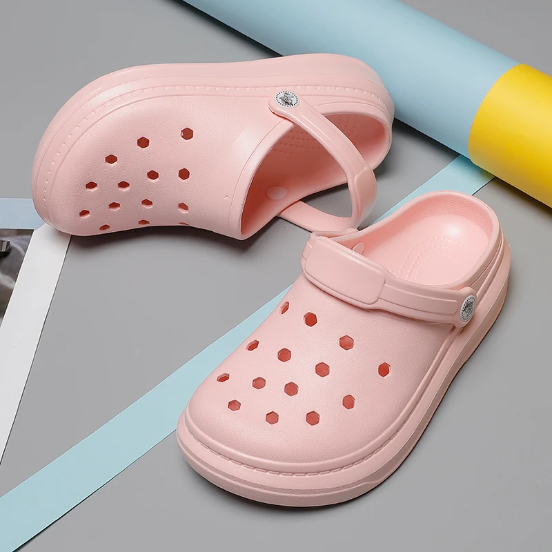 Мужские сандалии унисекс 2020 обувь с перфорацией КРОК резина сабо для мужчин сада