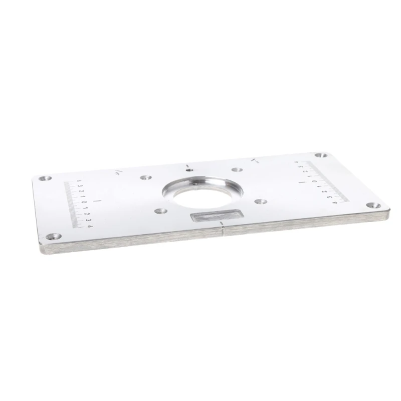 Алюминиевая вставная пластина для фрезерного станка с 4 кольцами стола по дереву