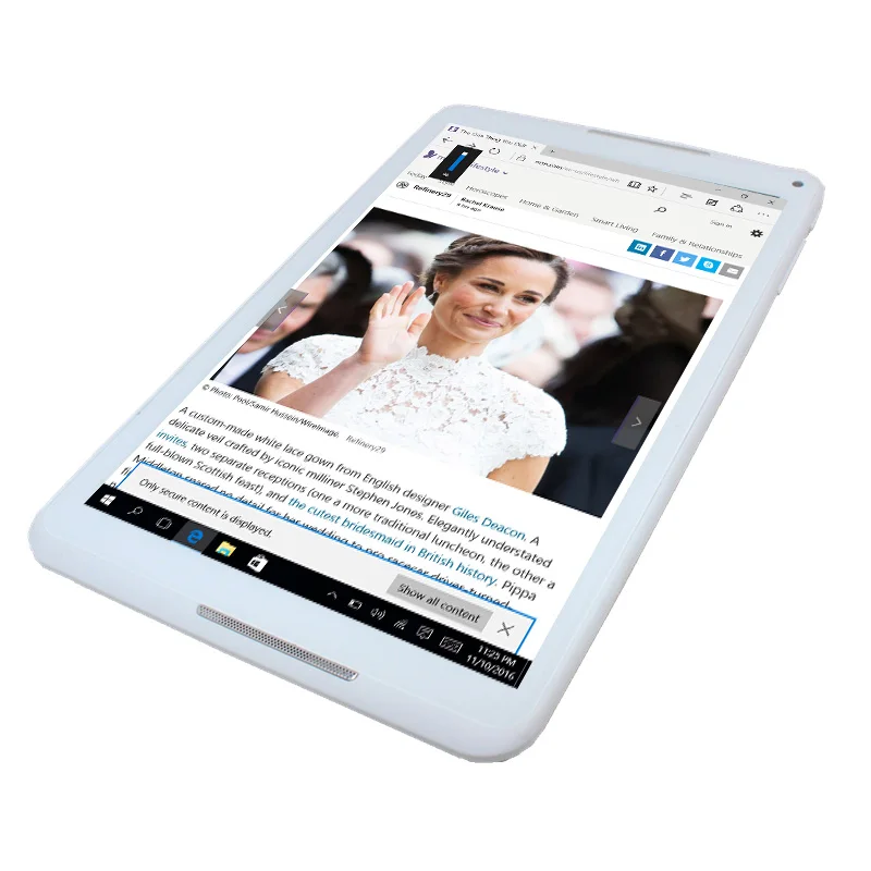 I800QW 8 дюймов Windows планшетный ПК 1 Гб + 16 ГБ 1280*800 IPS четырехъядерный WiFi с Bluetooth
