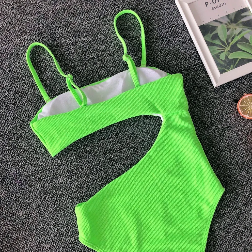 New 2019 Sexy One Piece Swimsuit Female Backless Bodysuit Brazilian Monokini Swimwear Women Bathing Suit Swimming Beach Wear 2.0 |