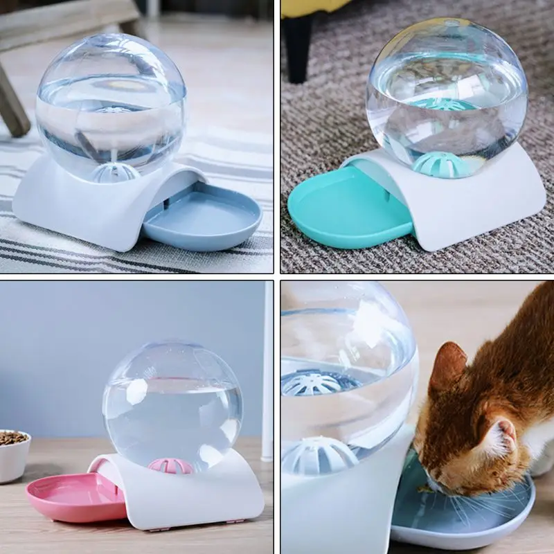 

Pet Cat Dog Feeder Fountain Bubble Automatic Water Drinking Bowl Ball Dog Water Dispenser 2.8L Large Capacity Pet Supplies C42