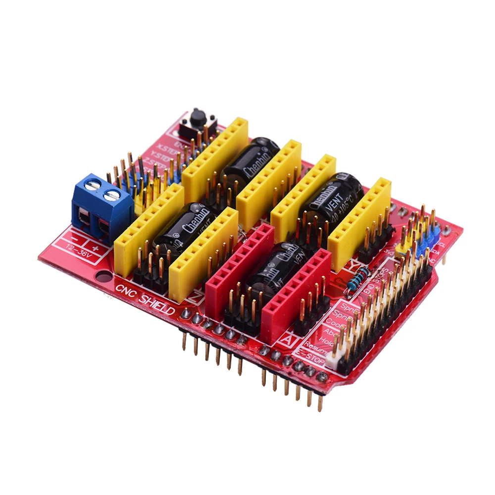 Aibecy 3D Printer Accessories CNC Shield Board A4988 Driver Kit With Heat Sink For Arduino Engraver Parts | Компьютеры и офис