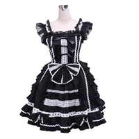 made for you lovely gothic lolita feifei sleeves ruffles bow lace dress