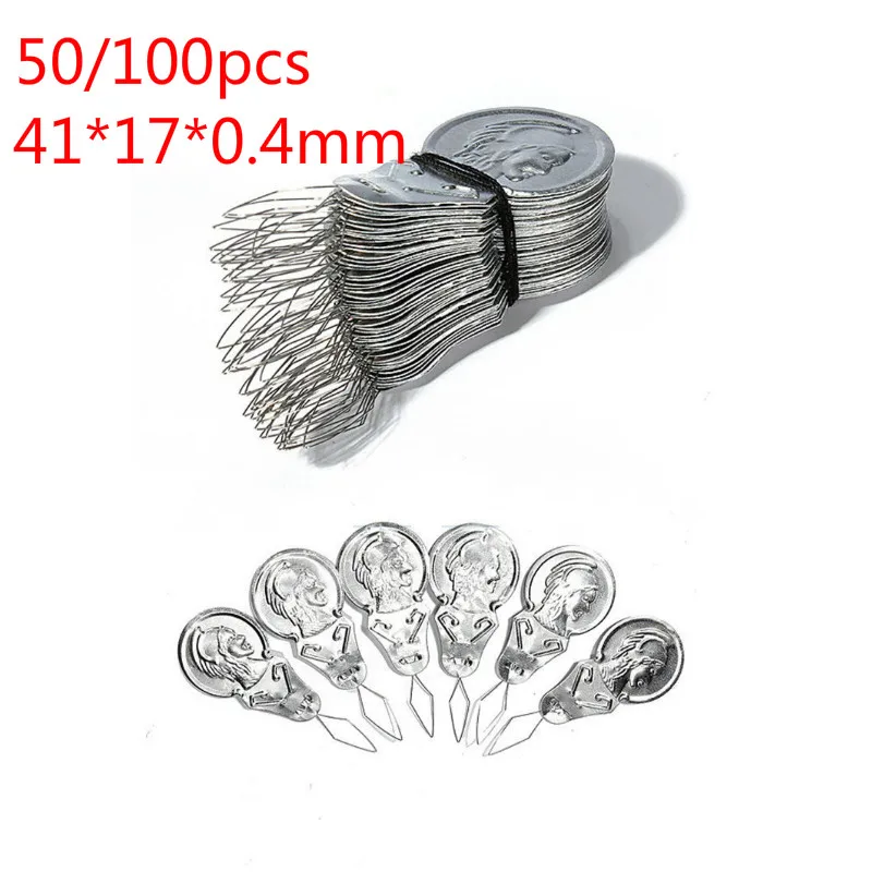 

50/100Pcs Bow Wire Needle Threader Stitch Insertion Machine Hand Sewing Thread Tool