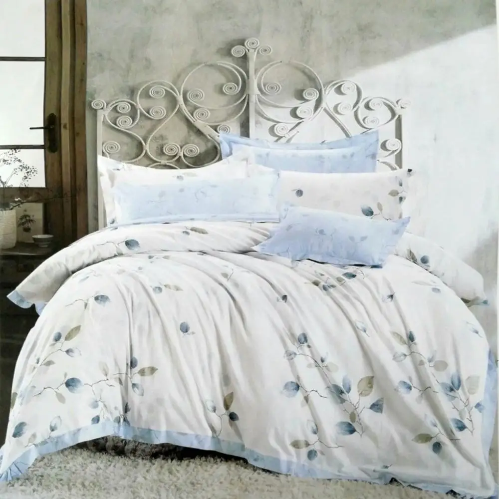 Летнее 100% хлопковое стеганое одеяло Sholisa с принтом двойное 150*200 см моющееся