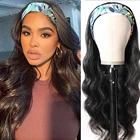 Парики Nicelight из натуральных бразильских волос, волнистые, для чернокожих женщин, без клея, манекен для шарфа парика