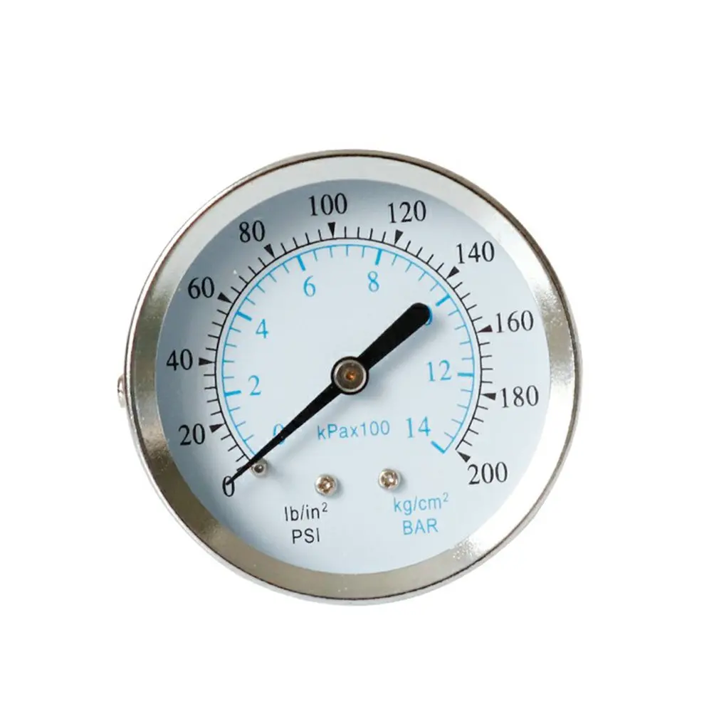 

Axial Pressure Gauge High-precision Barometer Oil Pressure Gauge Water Pressure Gauge TS-Y60Z8-14kg/cm2Y60 0-14kg/cm2 0-200psi