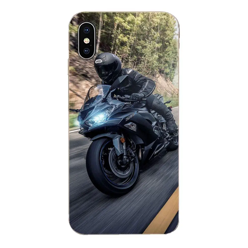 Kawasaki Ninja спортивный мотоцикл для huawei P7 P8 P9 P10 P20 P30 Lite Mini Plus Pro Y9 Prime P Smart Z 2018 2019 ТПУ