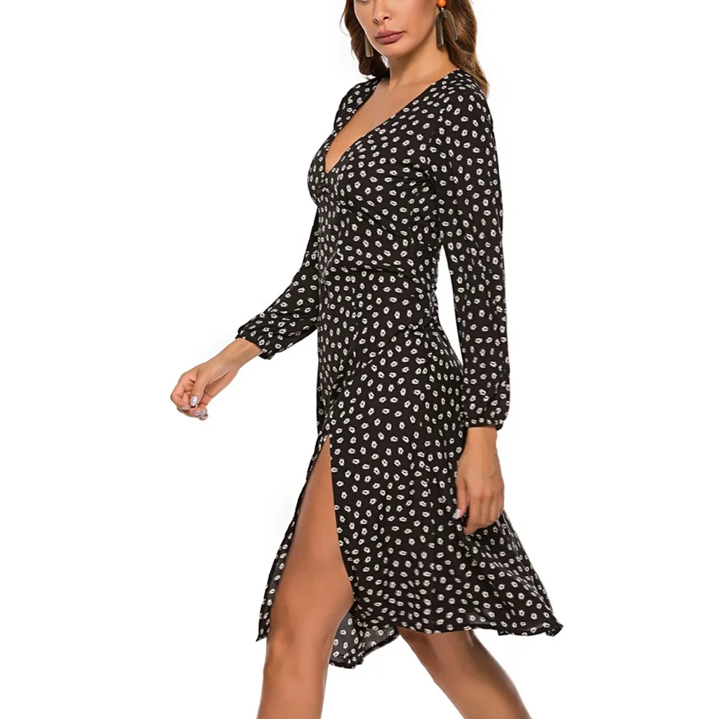 HSU 2019 горячая Распродажа Модные женские Повседневные Вечерние мини платья с v