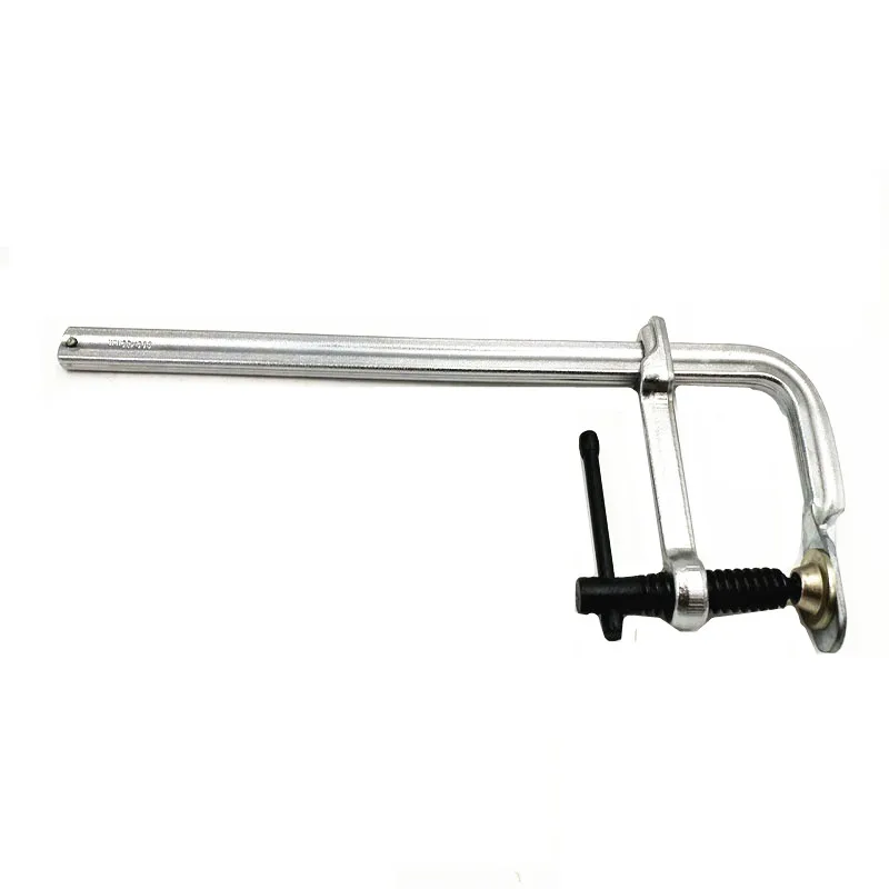 HS Tools Сверхмощный зажим с храповым механизмом F образный для работы по дереву