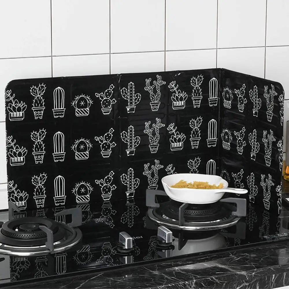 

Aluminum Foldable Kitchen Gas Stove Baffle Plate Kitchen Frying Pan Oil Splash Protection Screen Kichen Accessories
