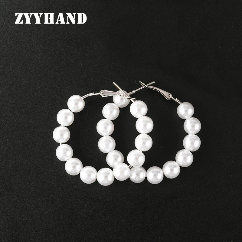 Модные женские модные жемчужные сексуальные круглые ювелирные изделия