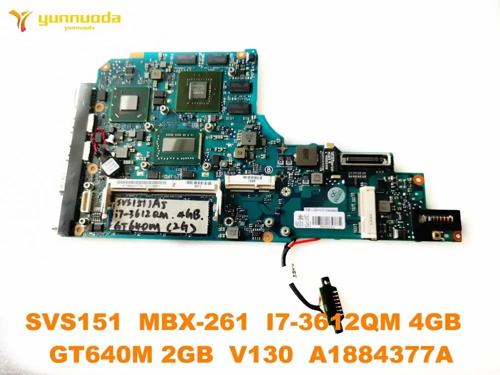 Оригинальный беспроводной контроллер для SONY SVS151 MBX-261 ноутбук otherboard I7-3612QM 4 Гб GT640M 2