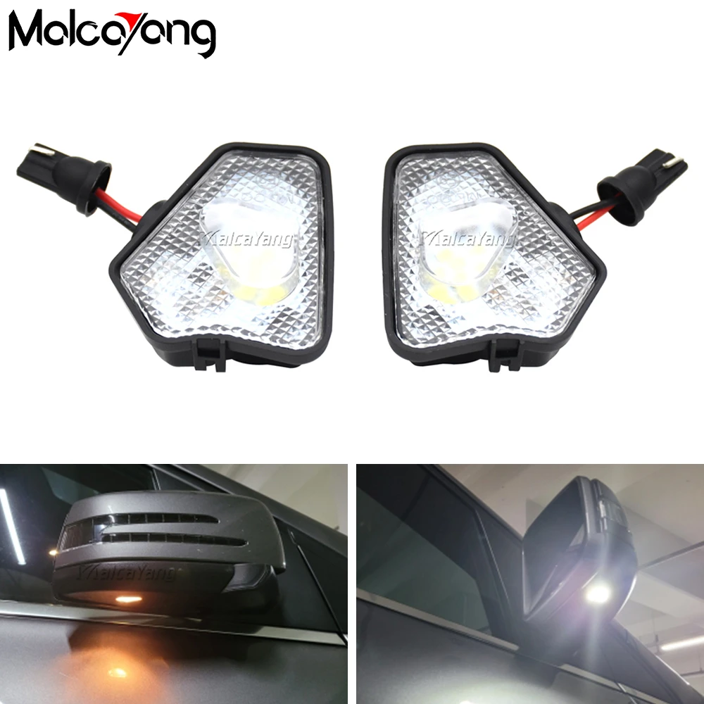 

Canbus White LED Under Side Mirror Puddle Lamp For Mercedes Benz W176 X156 W204 W212 W246 W117 W218 W219 W209 W221 C117 W242