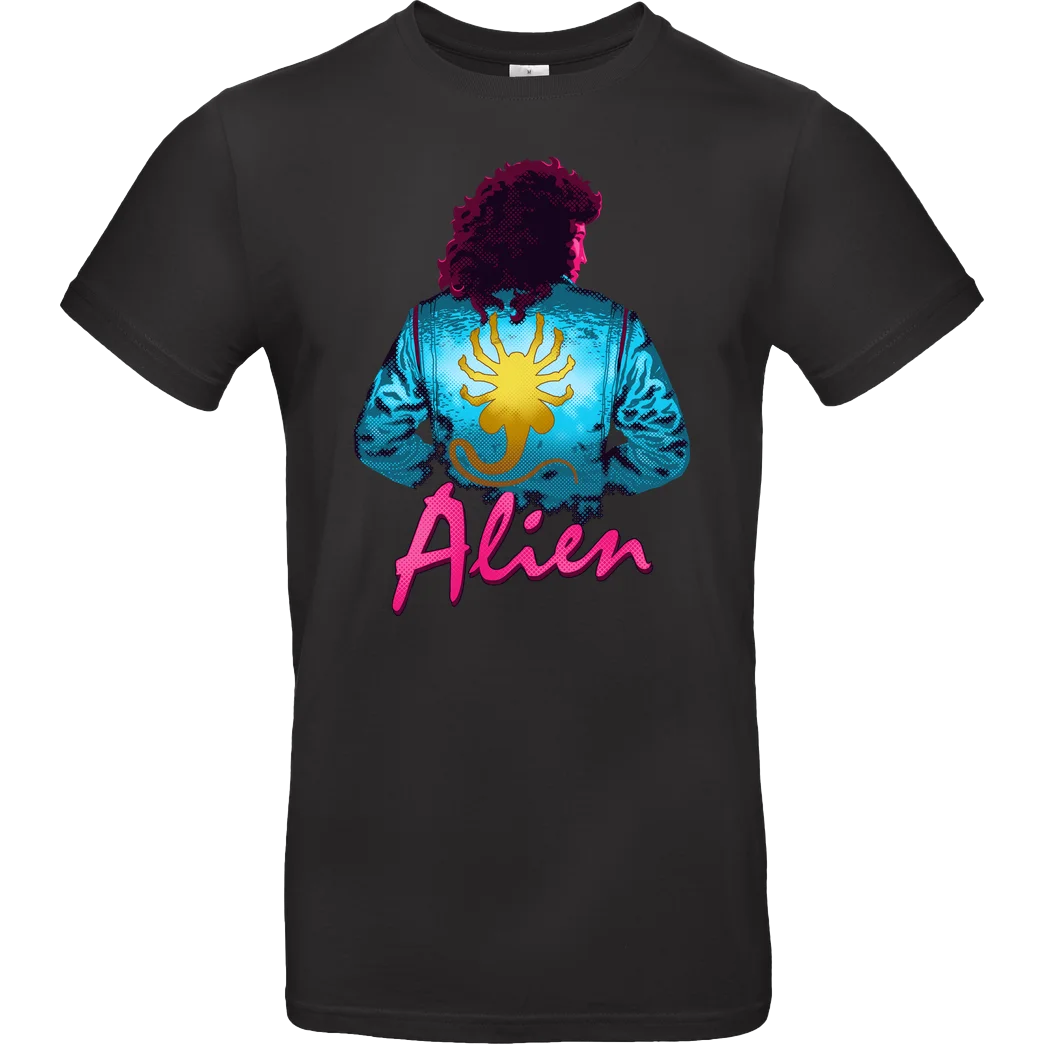 Черная футболка с принтом Эллен Рипли инопланетянин ксеноморф космос планета