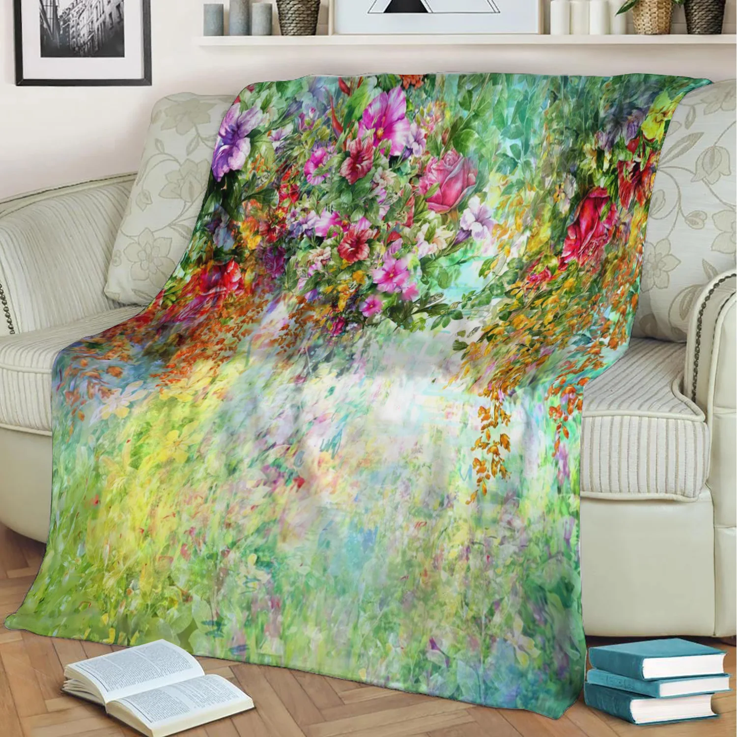 Art 3D Printed Shabal Blankets Are Soft Warm And Washable Throw On The Sofa For | Дом и сад