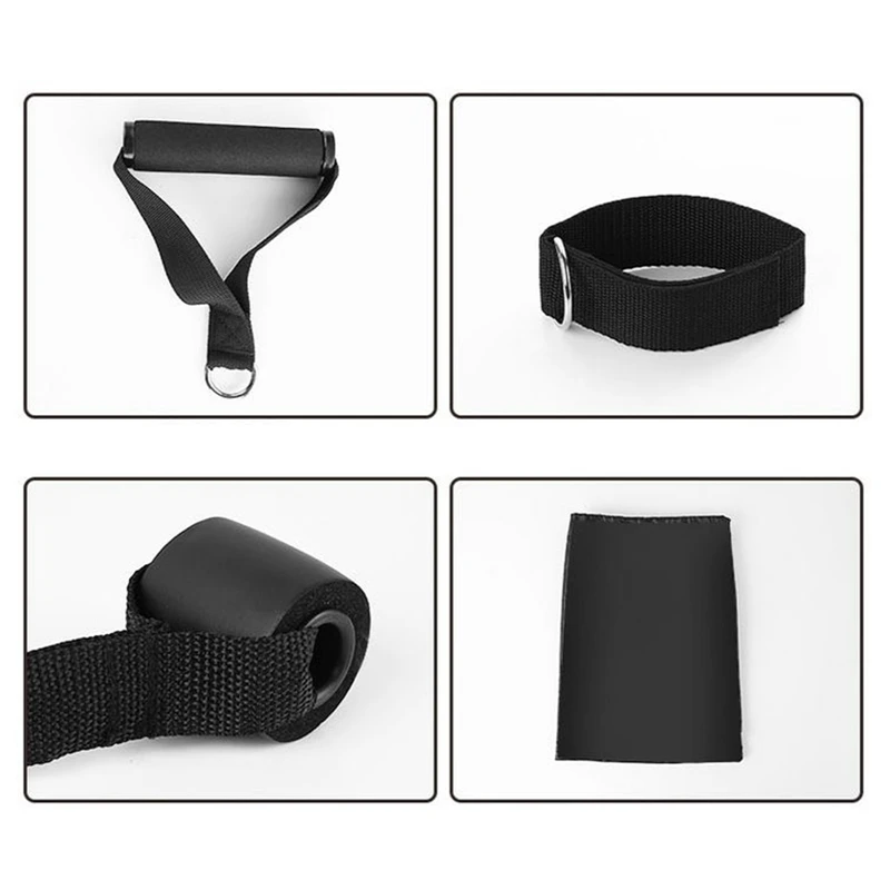 

11-piece Pull Rope Set Multifunctional Pull Rope Fitness Pull Belt Resistance Band Training Equipment Pull Rope Set