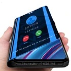 Чехол realmi narzo30 4g, умный зеркальный кожаный флип-чехол для realme narzo 30 4g RMX2156 6,5 