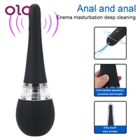 olo intimate goods enema cleaning container vagina cleaner douche anal shower automatic anal cleaner masturbator enema bulb