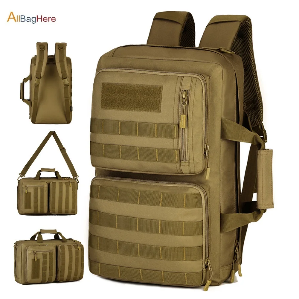 Рюкзак в стиле милитари 35 л вместительная сумка для компьютера школьная через