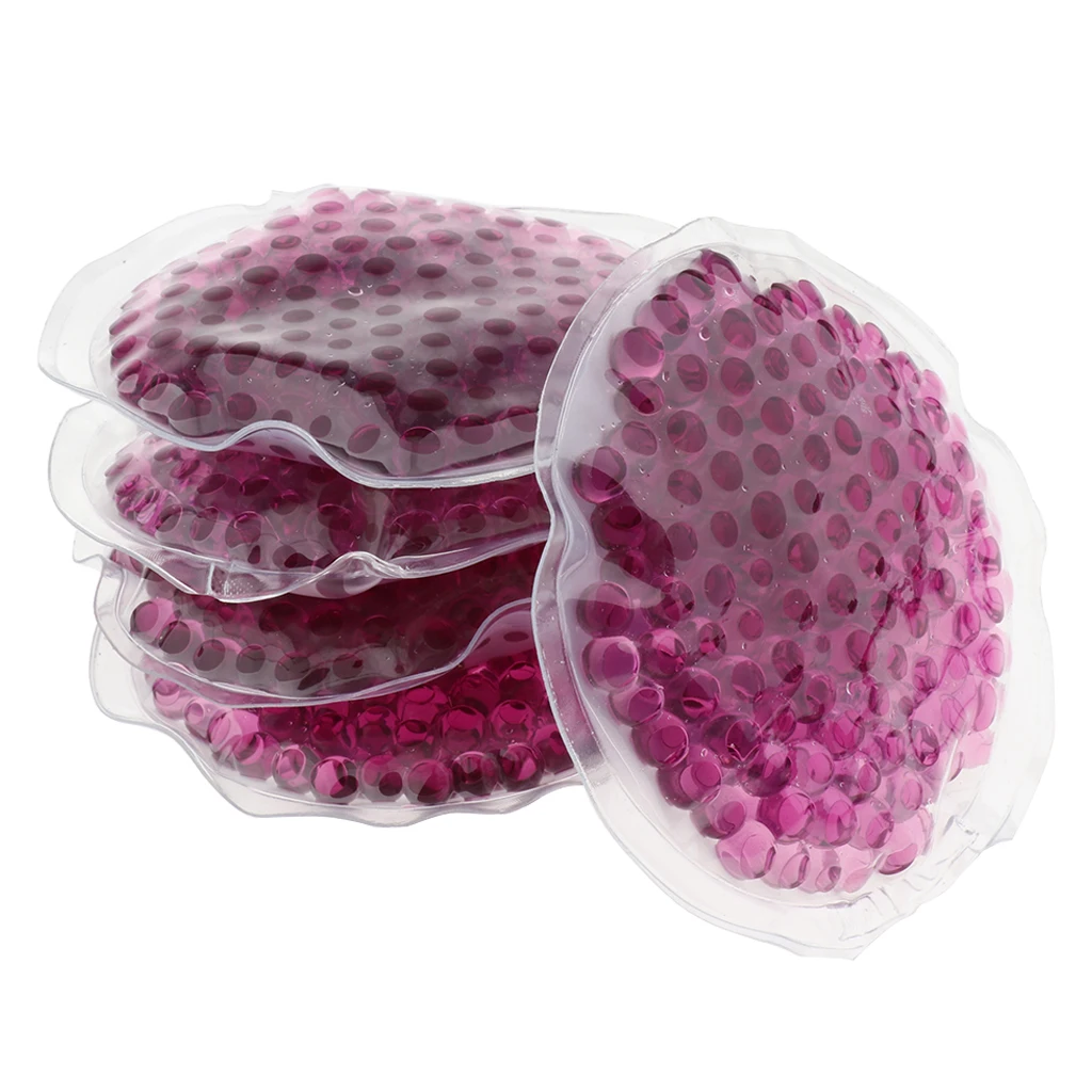 5x круглый многоразовая гелевая тепло холодной и горячей пакет от боли в спине