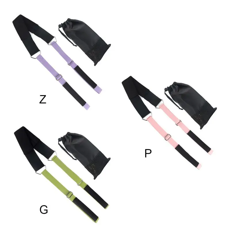 

Yoga Stretching Strap Leg Stretcher Backbend Assist Trainer Pilates Equipment For Home Workouts Back Waist Leg Flexibility Rope