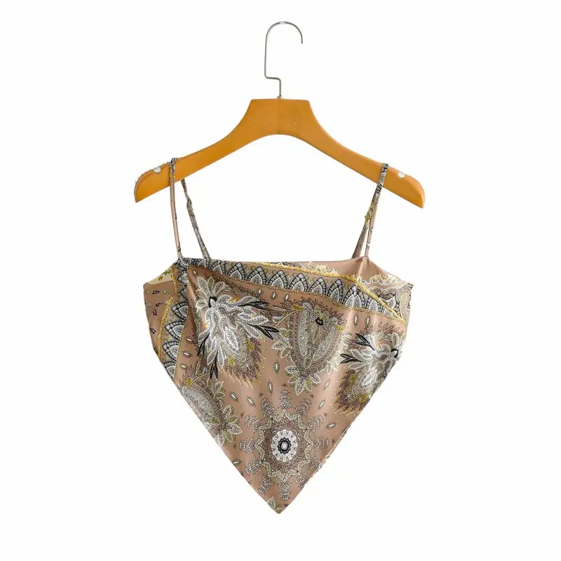 

2021 New Hot Sexy Women Strapless Printed Top Sexy Sleeveless Crop Top Elastic Boob BandeauTube Tops Shirt Cami Top